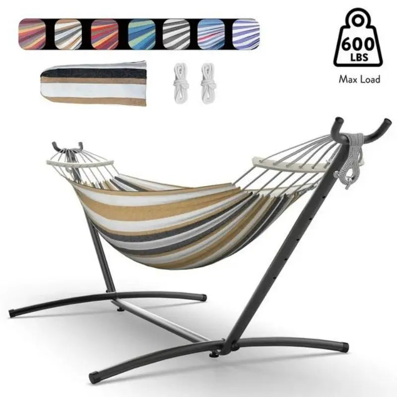 Gyroor Adjustable Stand Hammock With 600Lb Capacity For Outdoor Relaxation