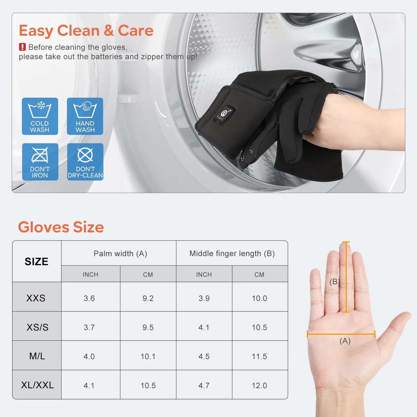 Savior Heated Winter Fishing Gloves Waterproof 2 Finger Flip