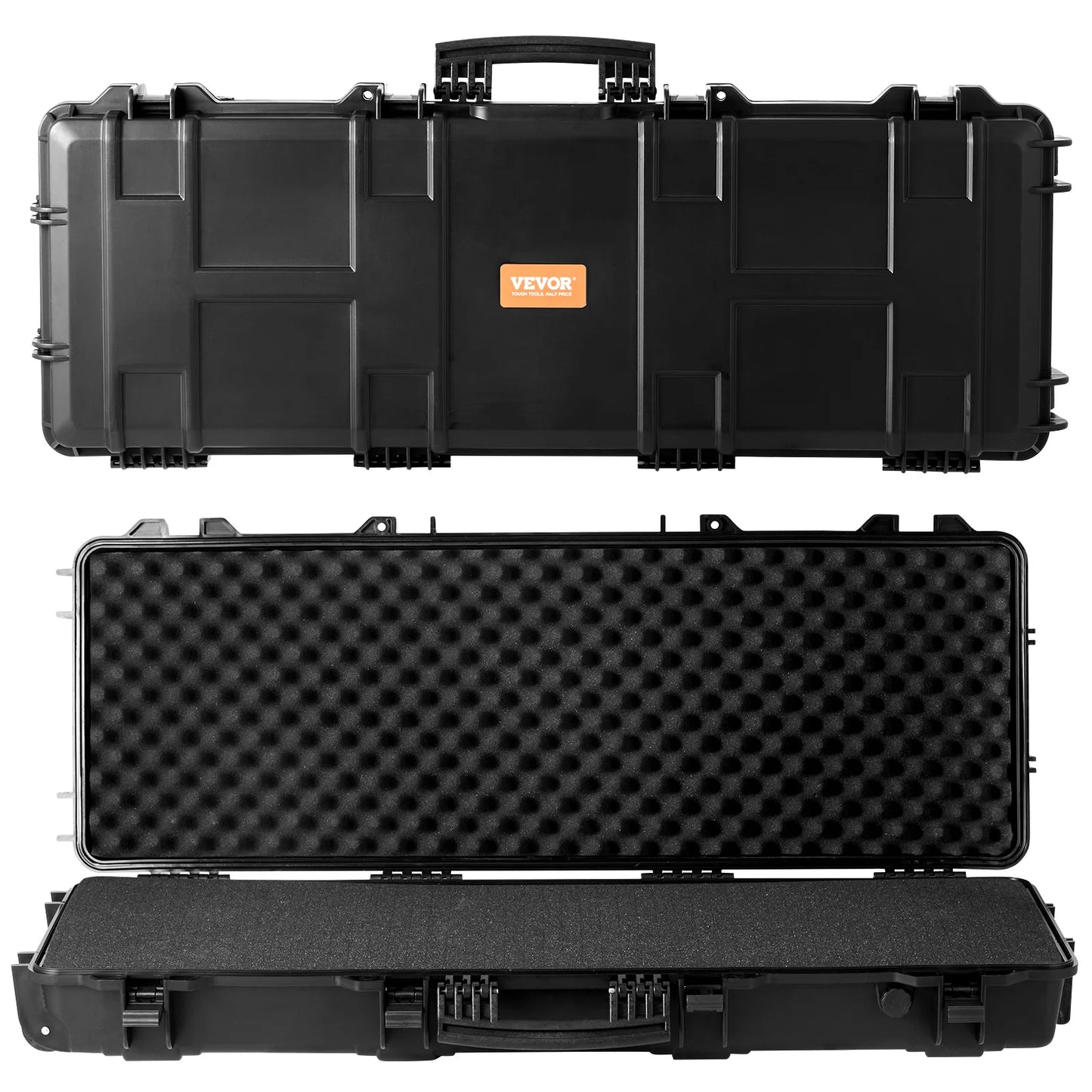 SucceBuy Shockproof Waterproof Rifle Hard Case With Wheels