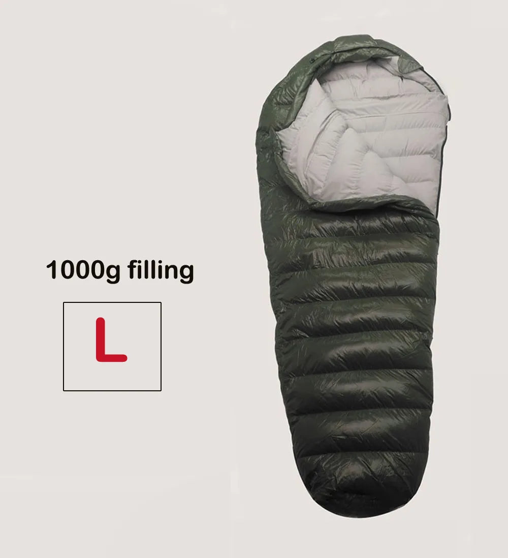 Kamperbox Warm Down Sleeping Bag For Winter Camping Adventures