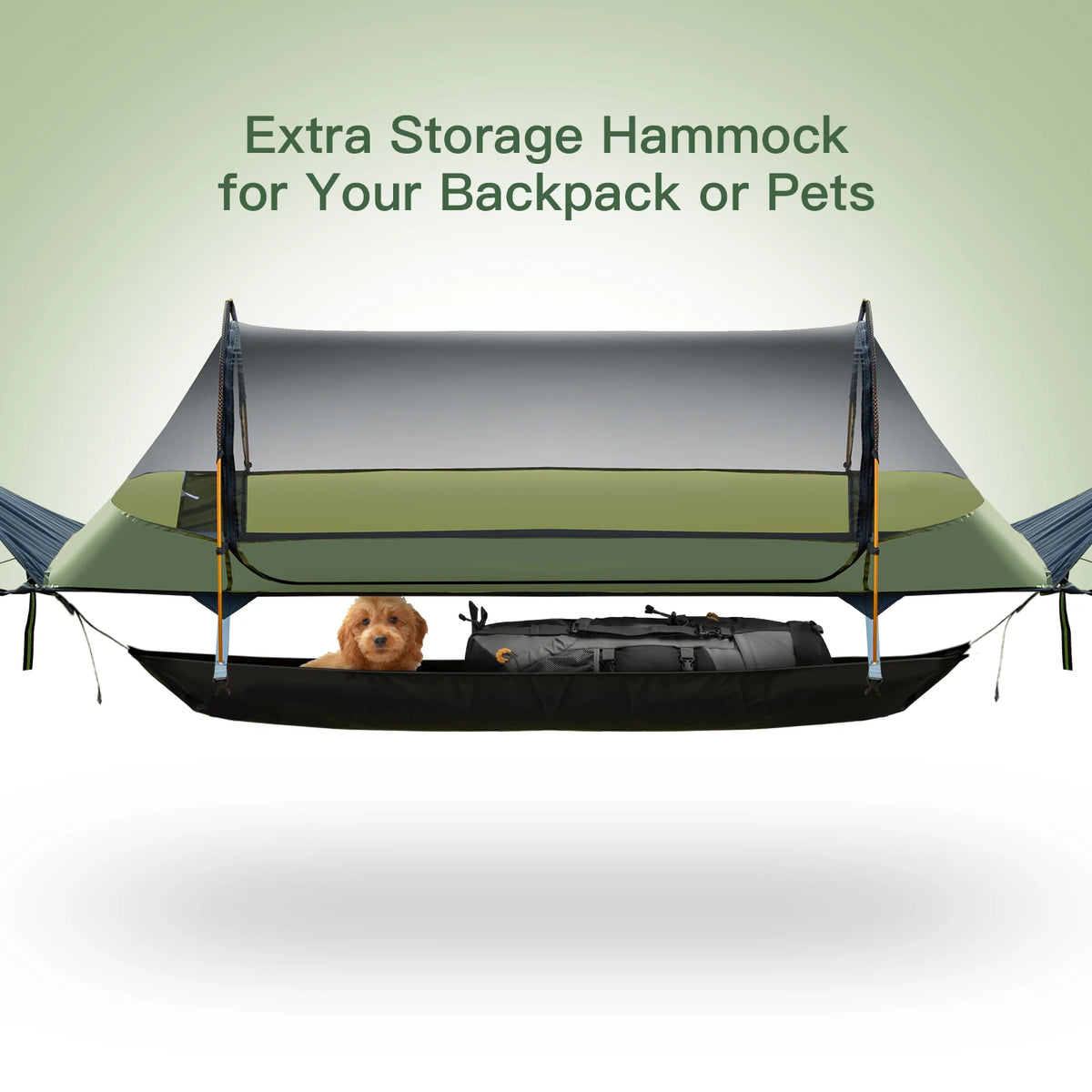 Night Cat Flat Lay Hammock Tent With Mosquito Net Waterproof
