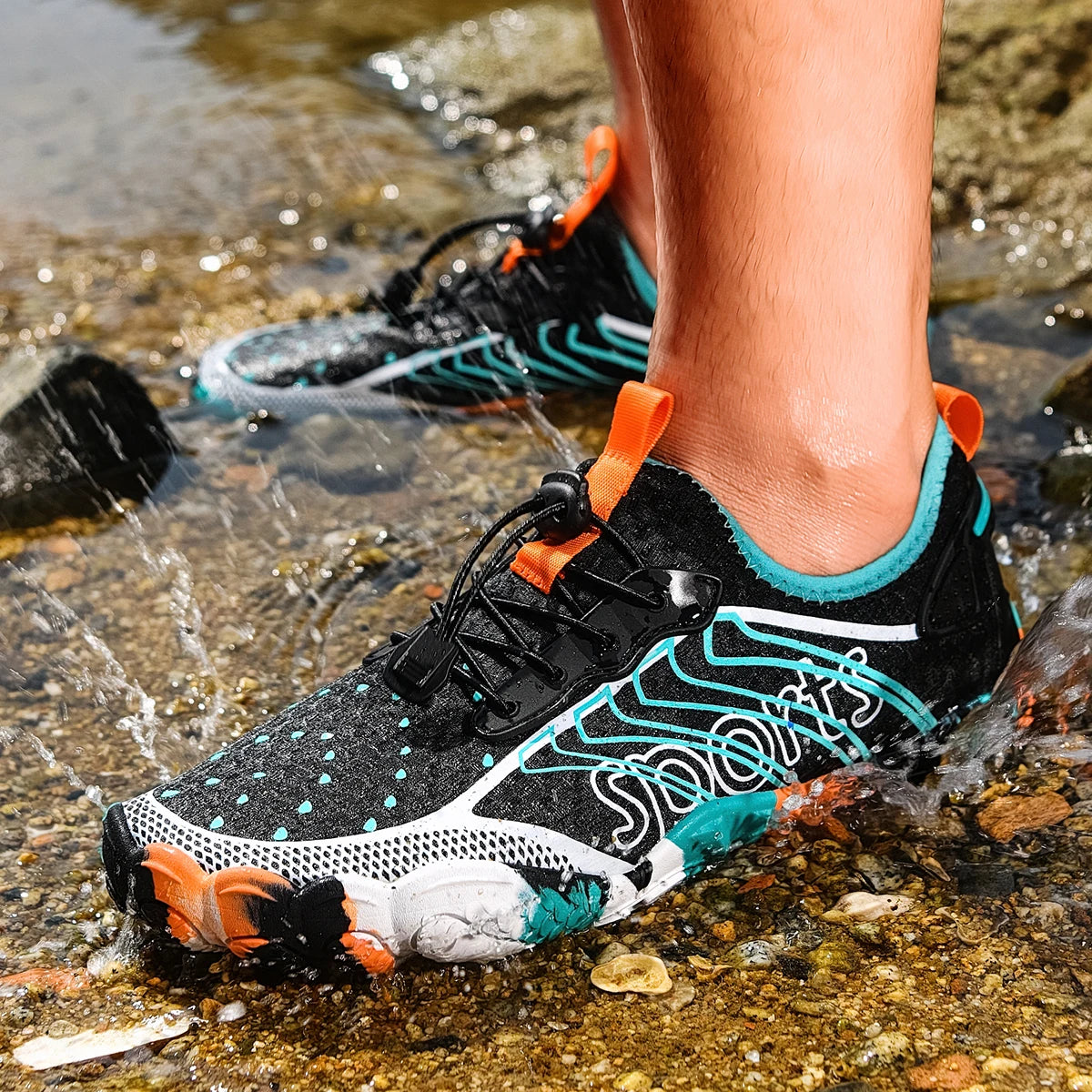 Quick Dry Barefoot Water Shoes Breathable Non Slip Beach Sneakers