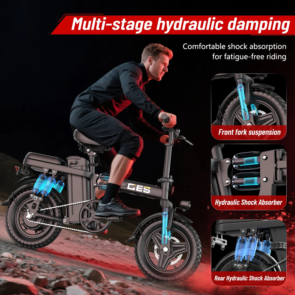 Uplee GE5 500W Electric Bike With 48V Removable Battery