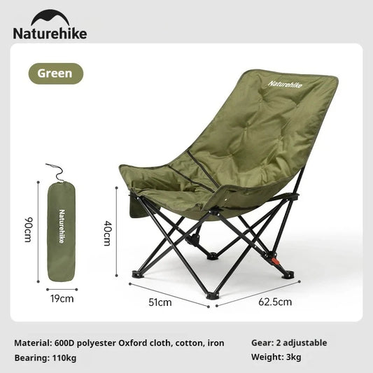 Naturehike High Back Moon Chair Foldable Outdoor Lounge