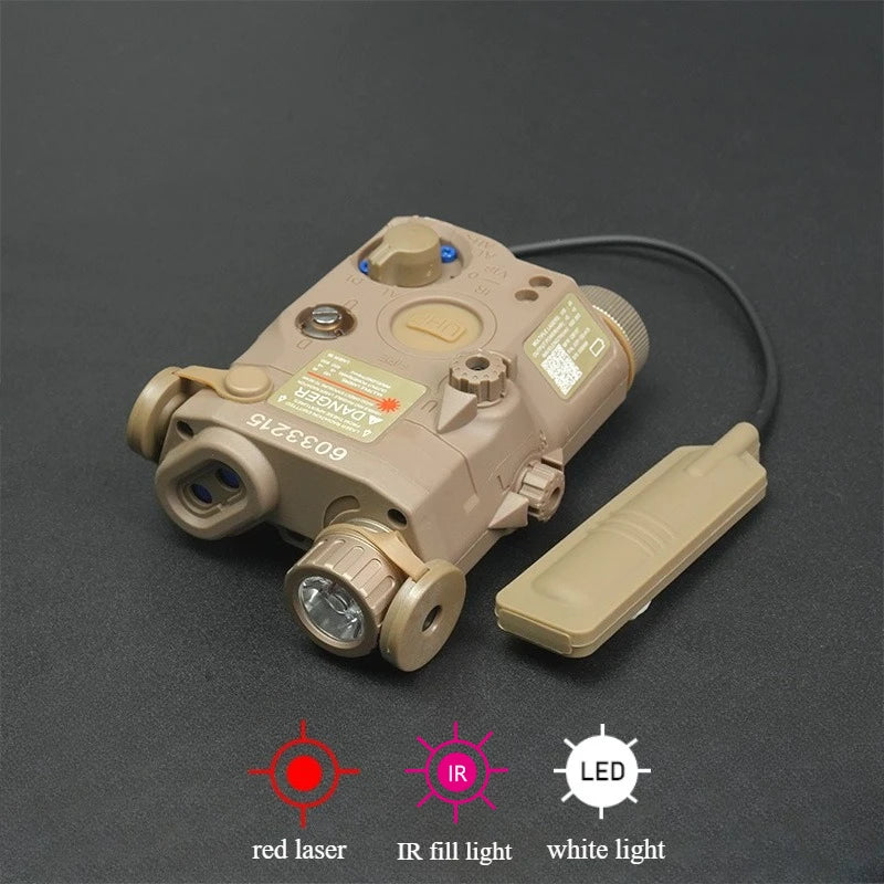 Tactical PEQ15 Dual Laser and Infrared Illuminator for Rifles