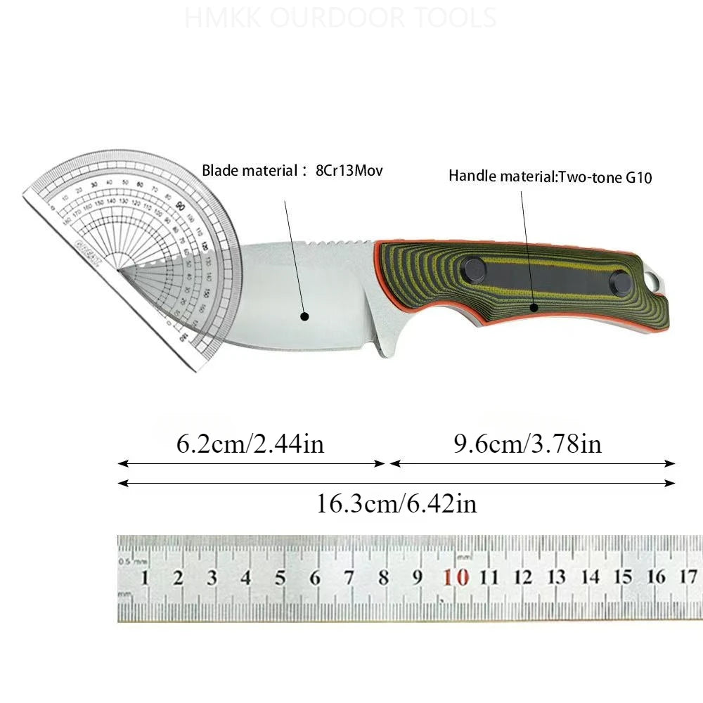 BM 8Cr13Mov Outdoor Fixed Blade Knife With G10 Handle