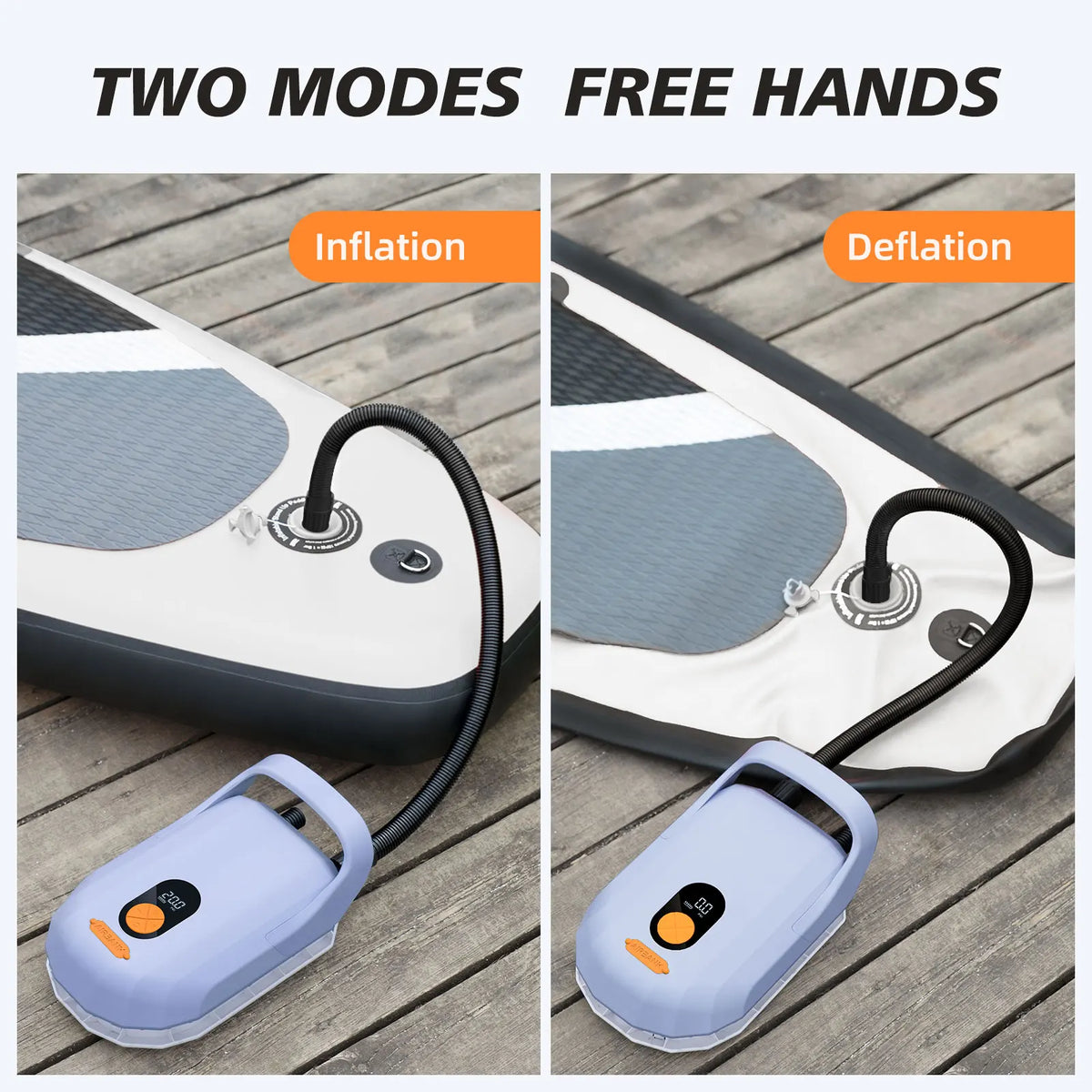 Airbank Rechargeable Electric Air Pump for Inflatable Boards and Kayaks