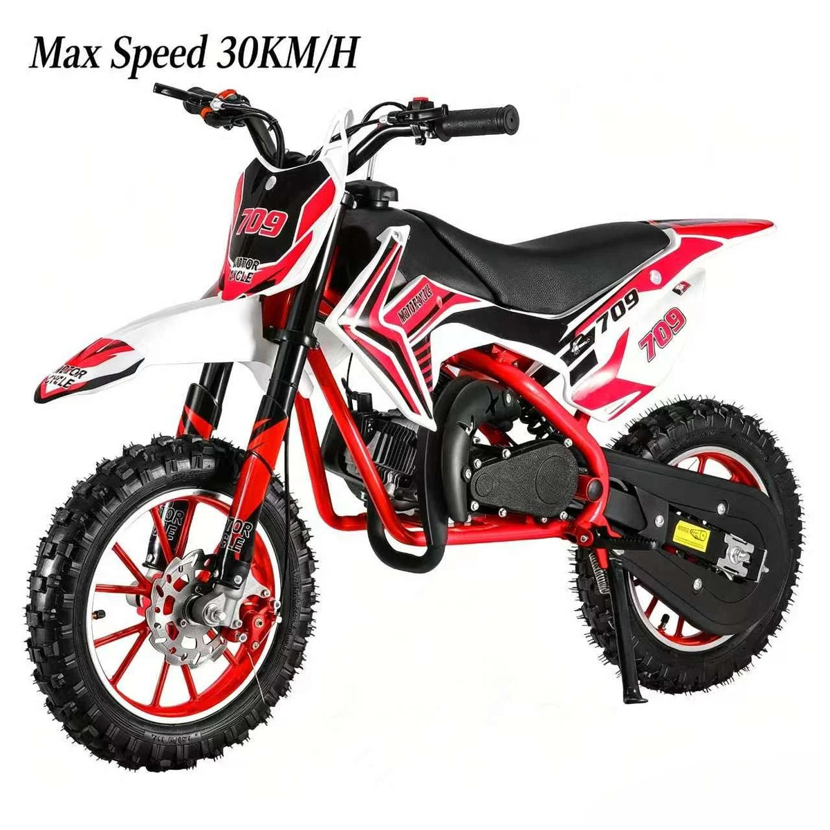 49cc Kids Gas Dirt Bike 2 Stroke Motocross Mini Motorcycle