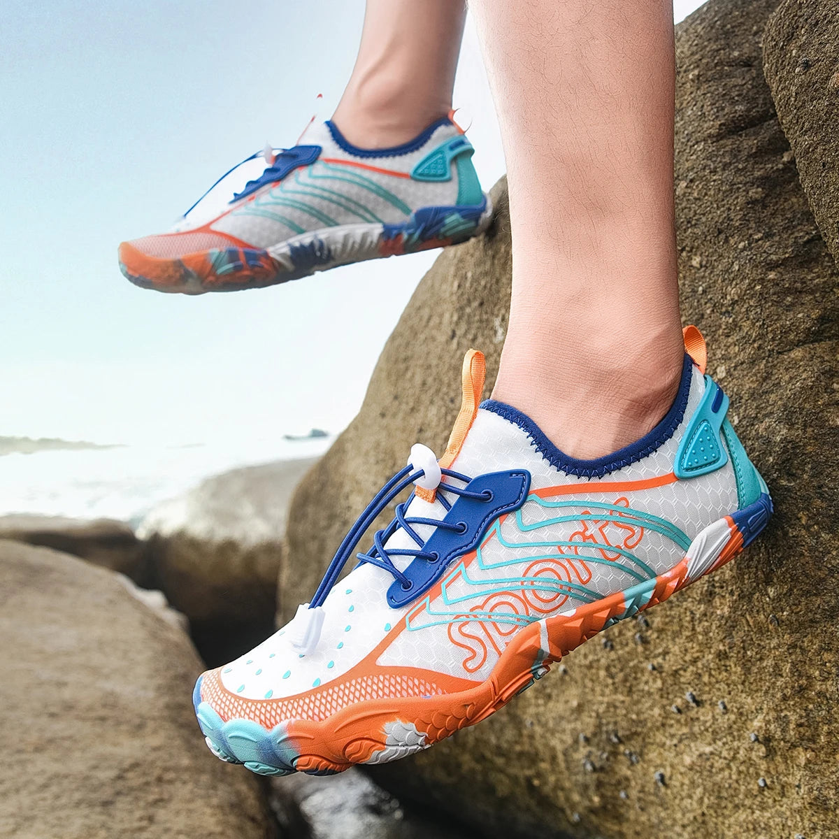 Quick Dry Barefoot Water Shoes Breathable Non Slip Beach Sneakers