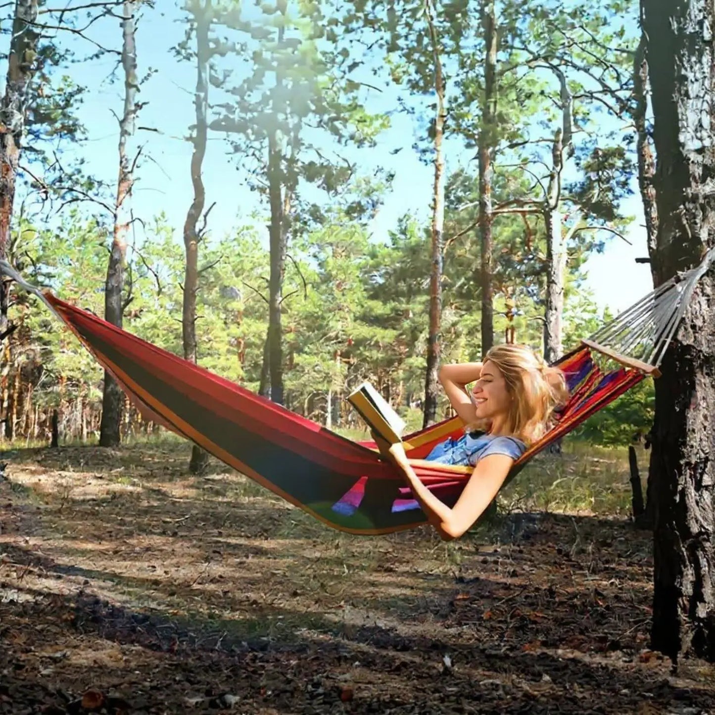 Gyroor Adjustable Stand Hammock With 600Lb Capacity For Outdoor Relaxation