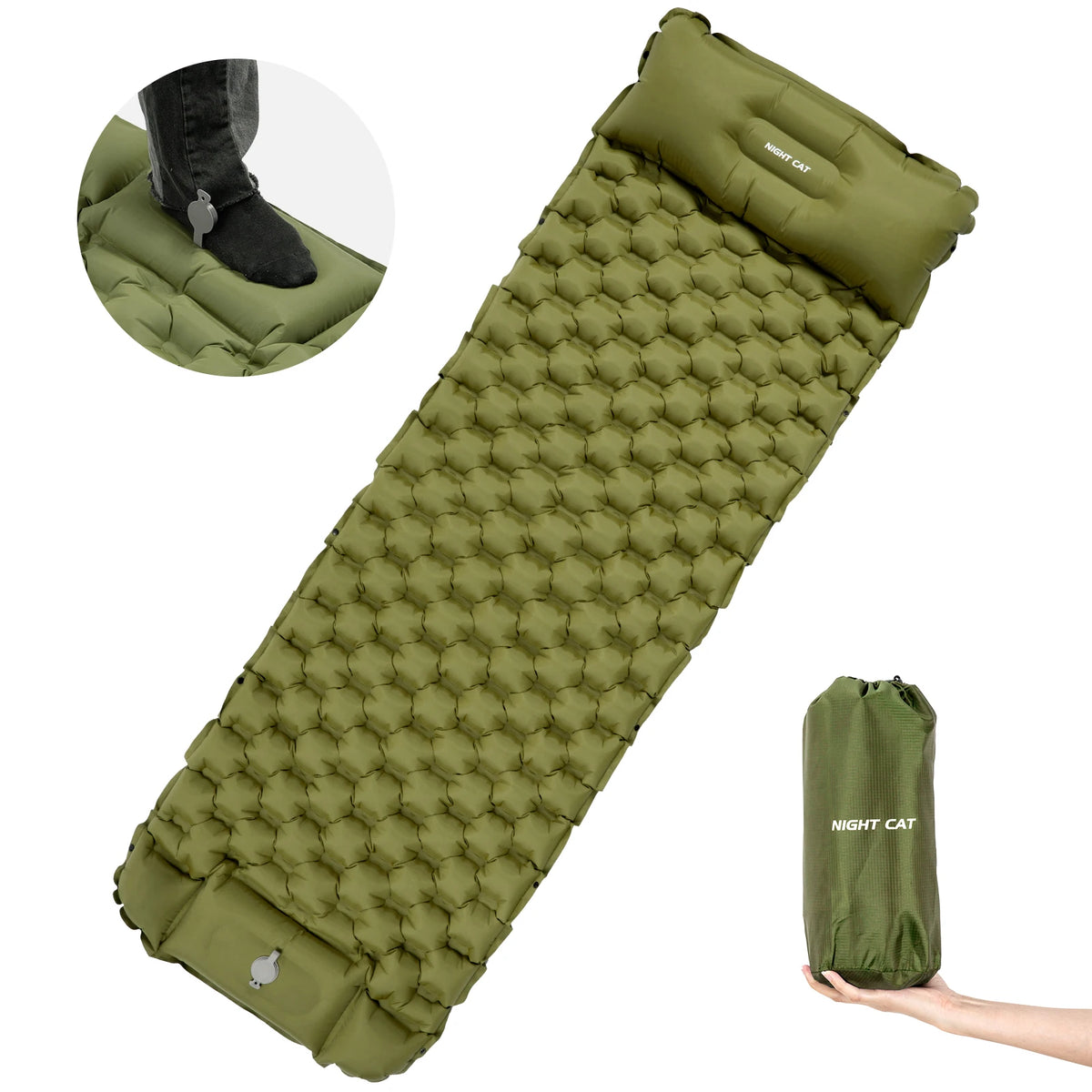 Ultralight Waterproof Camping Air Mattress With Built In Pump