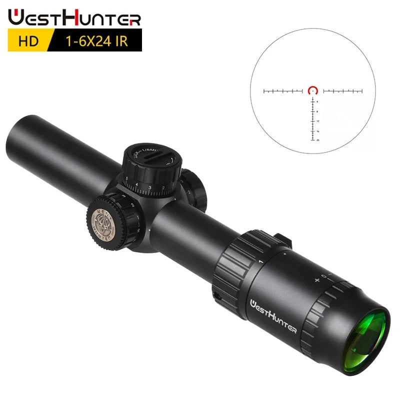 WestHunter LPVO Riflescope With Red And Green Illumination
