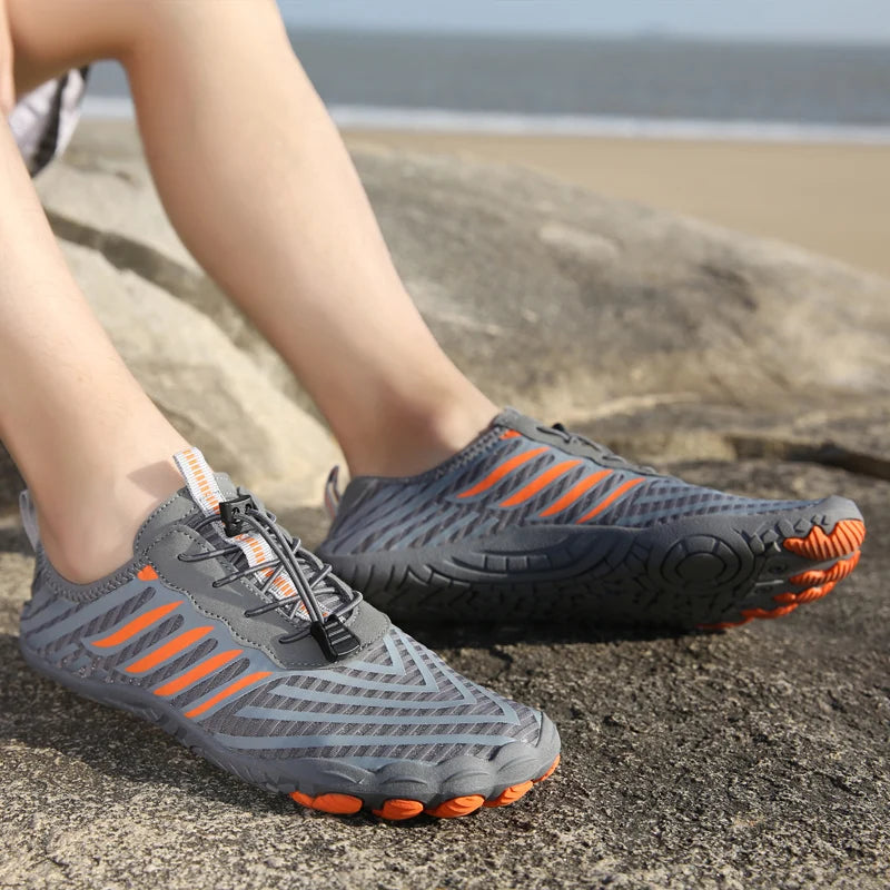 Men Barefoot Water Shoes For Beach Swimming And Hiking Walking