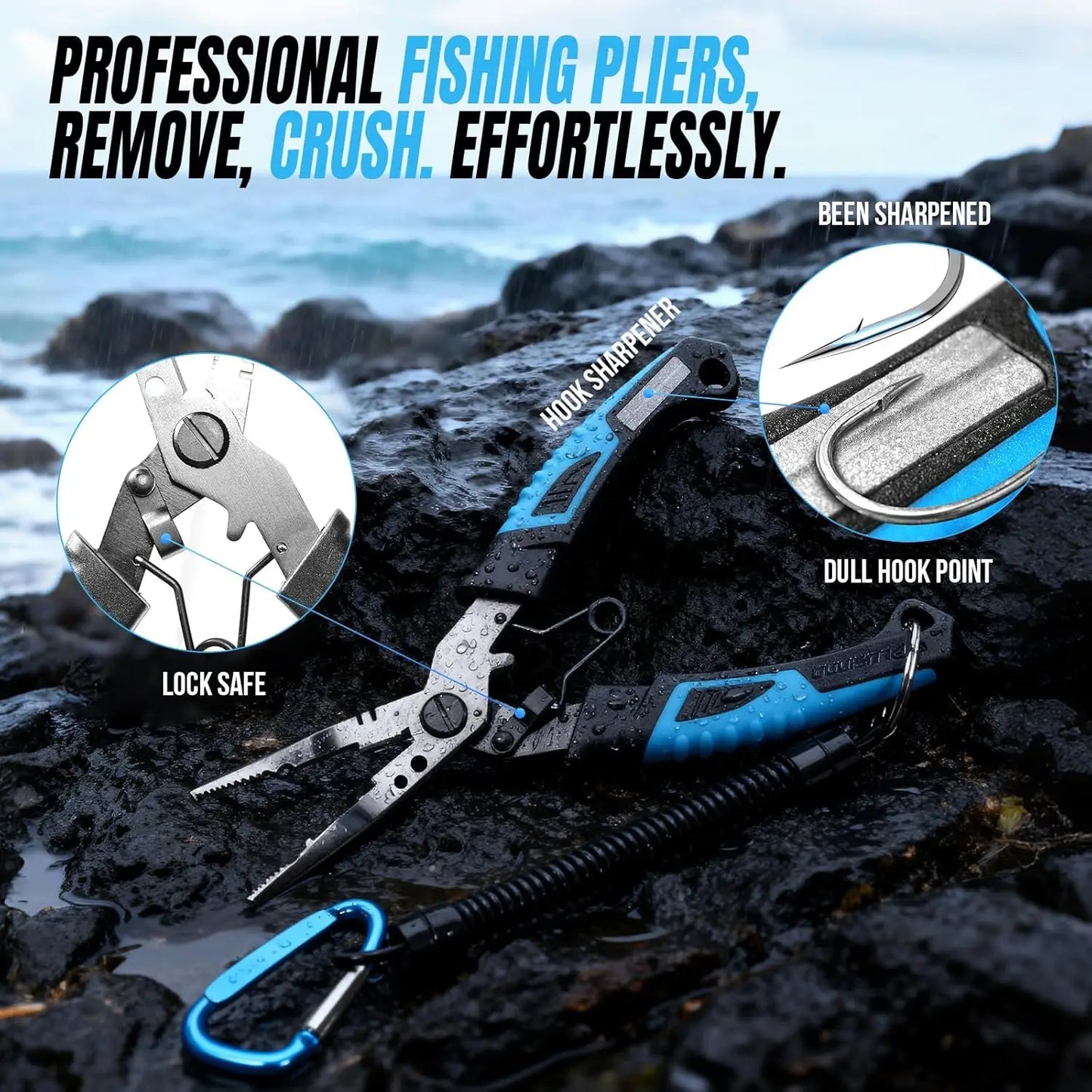 YTYIN Spinning Fishing Rod And Complete Fishing Gear Kit