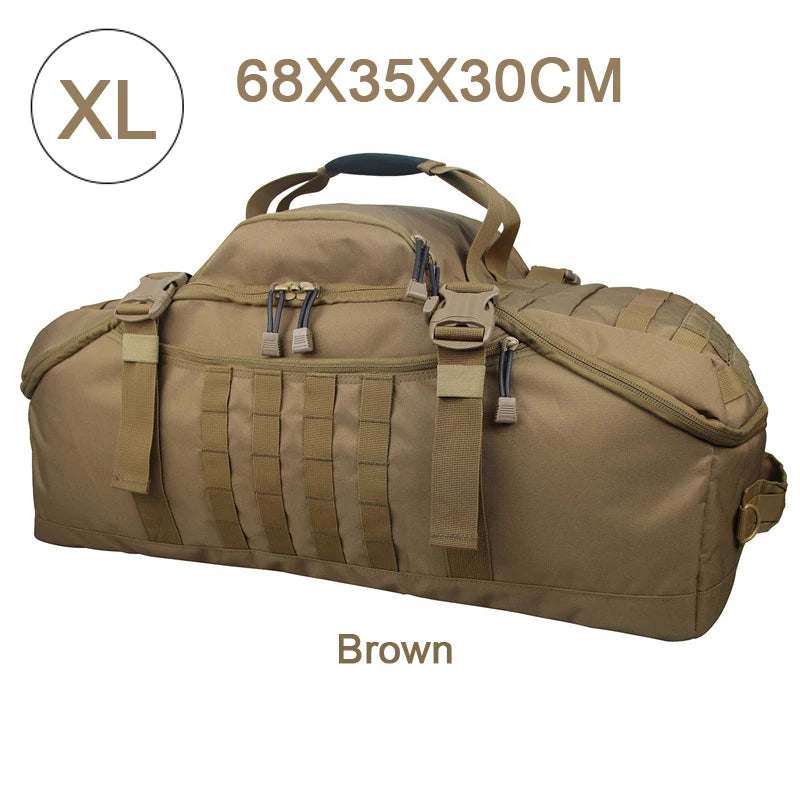 LQARMY Tactical Backpack With Molle Pockets For Travel Hiking