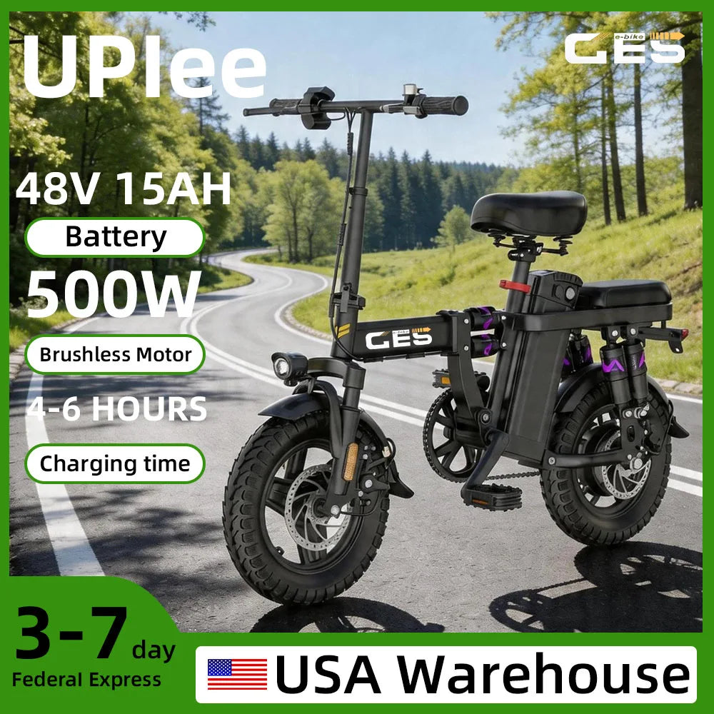 Uplee GE5 500W Electric Bike With 48V Removable Battery