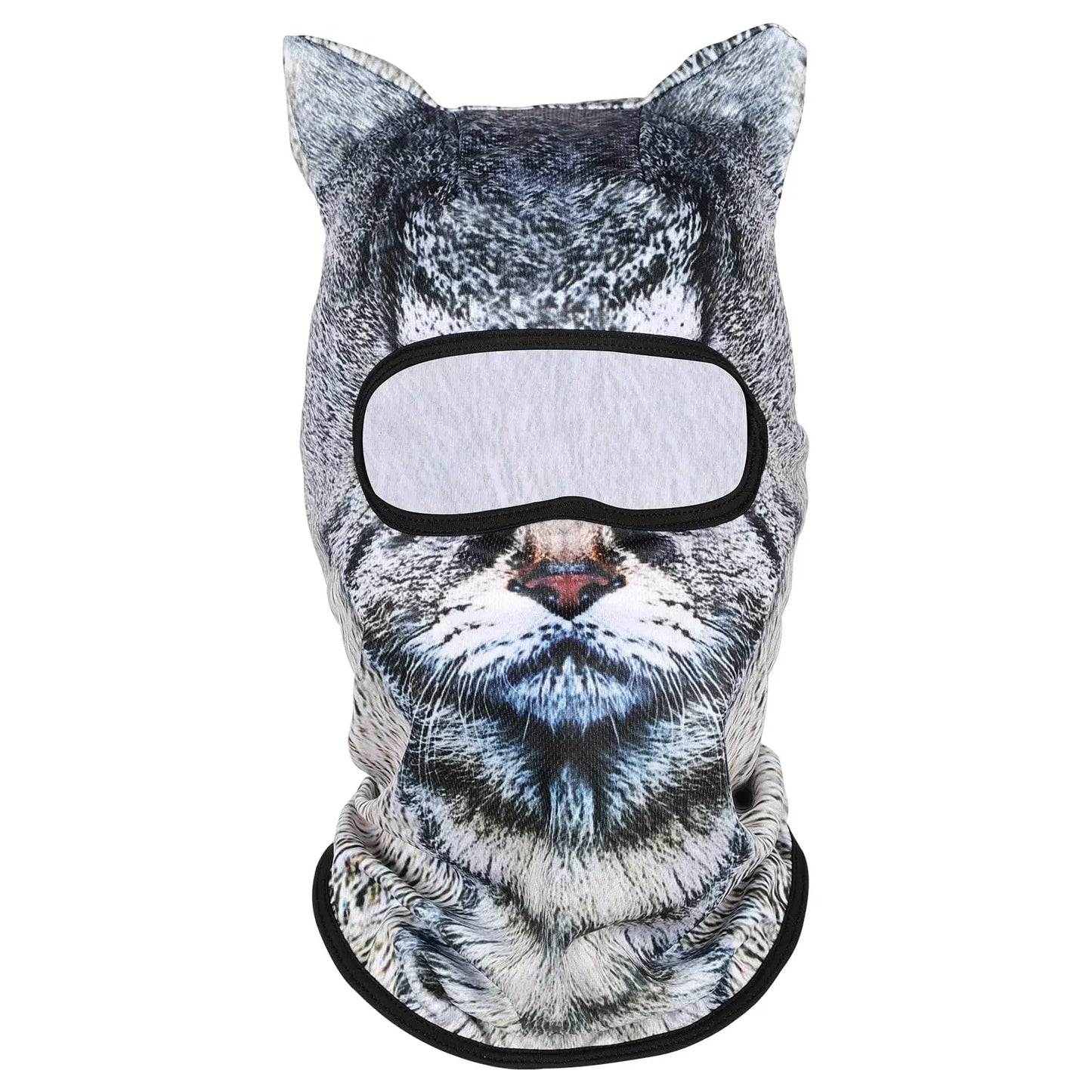 3D Cat Face Balaclava Full Coverage Motorcycling Ski Mask