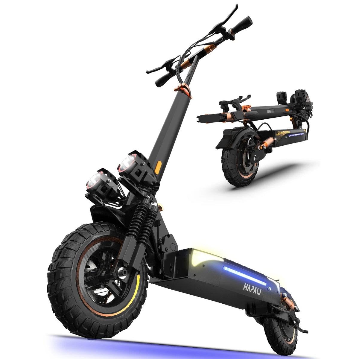 Osboo 1200W Off Road Folding Electric Scooter With Dual Suspension