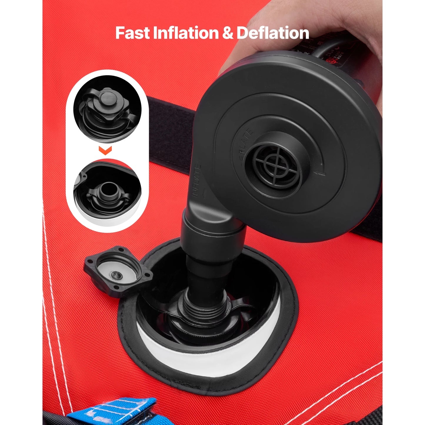 SucceBuy Towable Water Sports Tube Featuring Dual Tow Points
