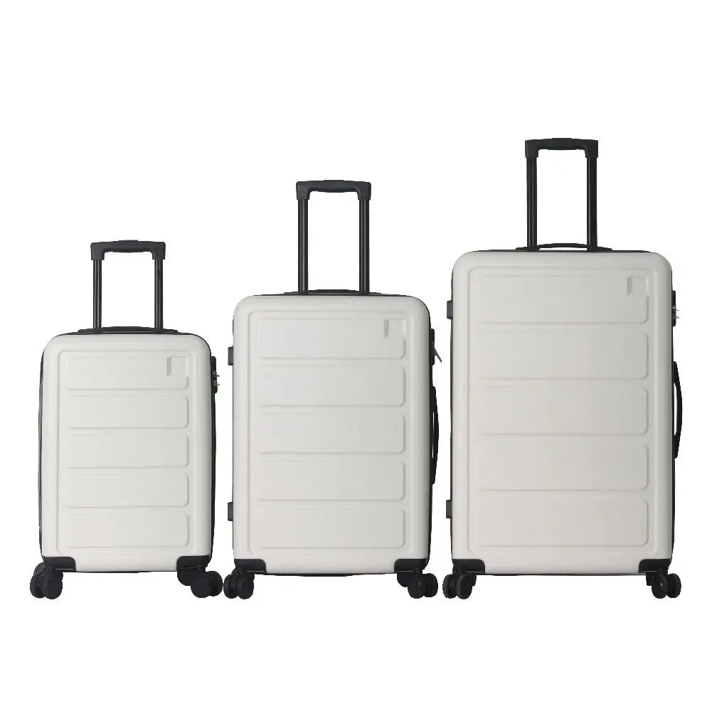 Lightweight Durable ABS Hardshell Luggage Set With Smooth Spinner Wheels
