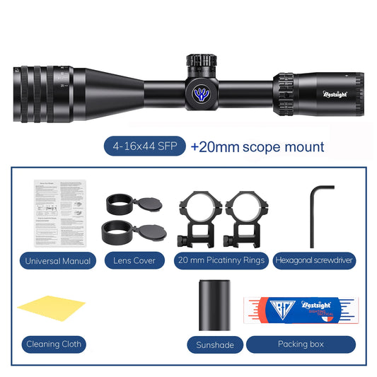 Bestsight Illuminated Rifle Scope For Tactical And Outdoor Hunting