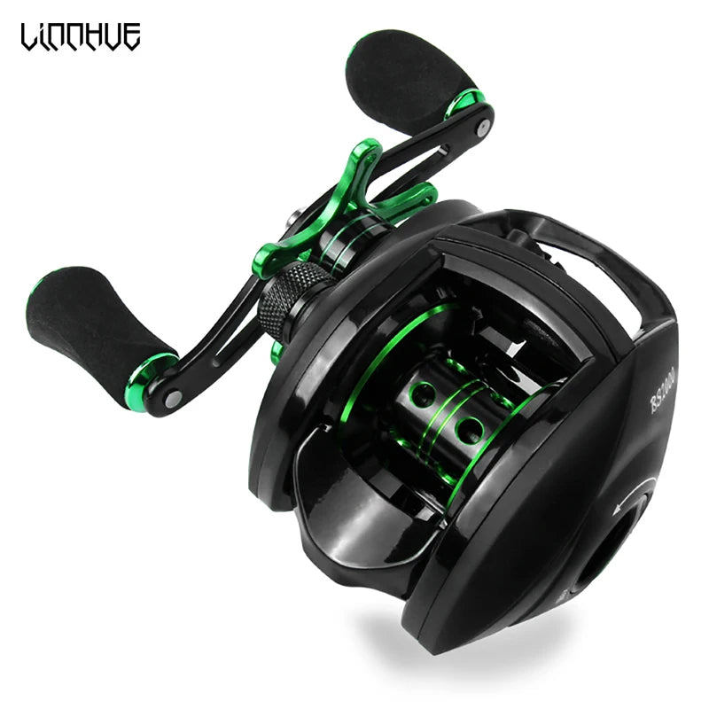 Linnhue BS2000 High Speed Baitcasting Reel With Spare Spool
