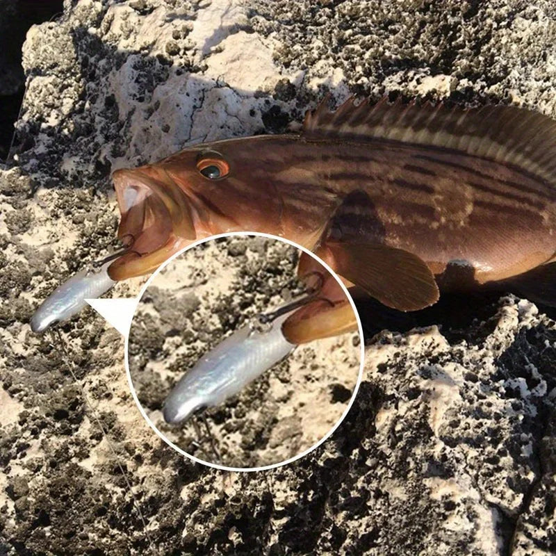 Realistic Soft Bait Sharp Hook Freshwater Saltwater Fishing