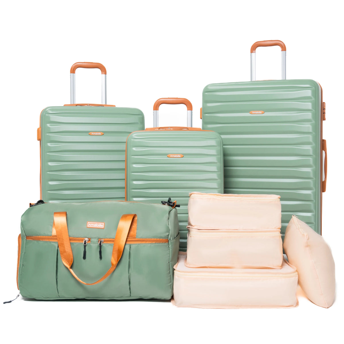 Travelhouse Spinner Luggage Set With TSA Lock And Duffle Bag