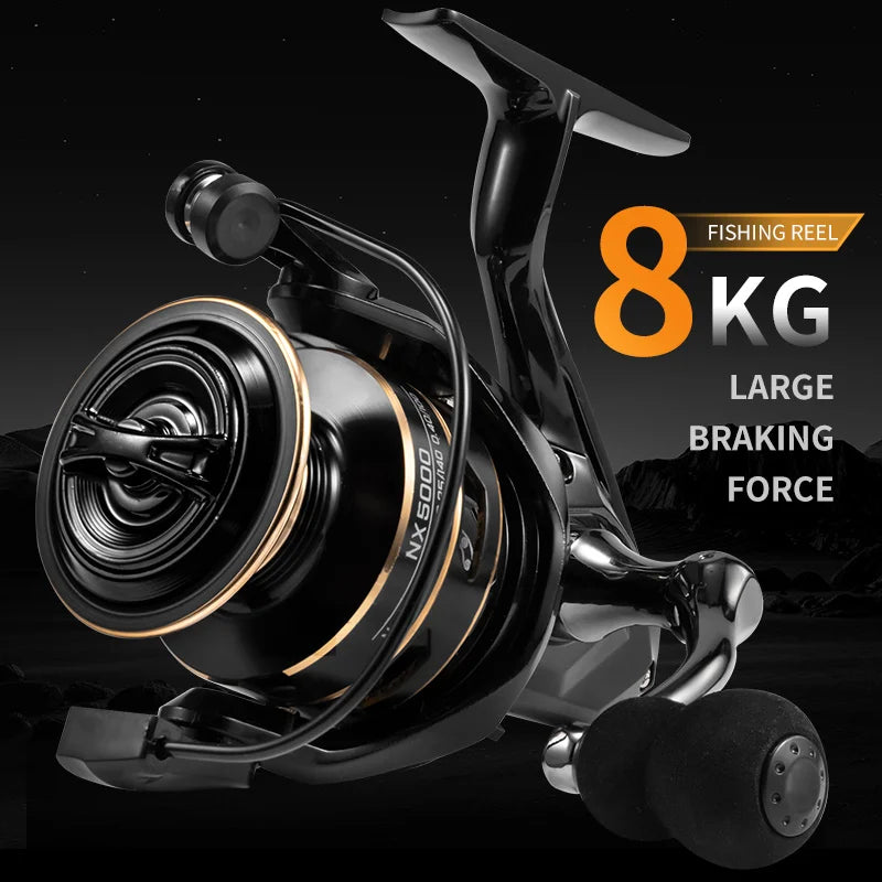 J-Barzillai 10kg Drag Spinning Reel Metal Reel Cup High Speed