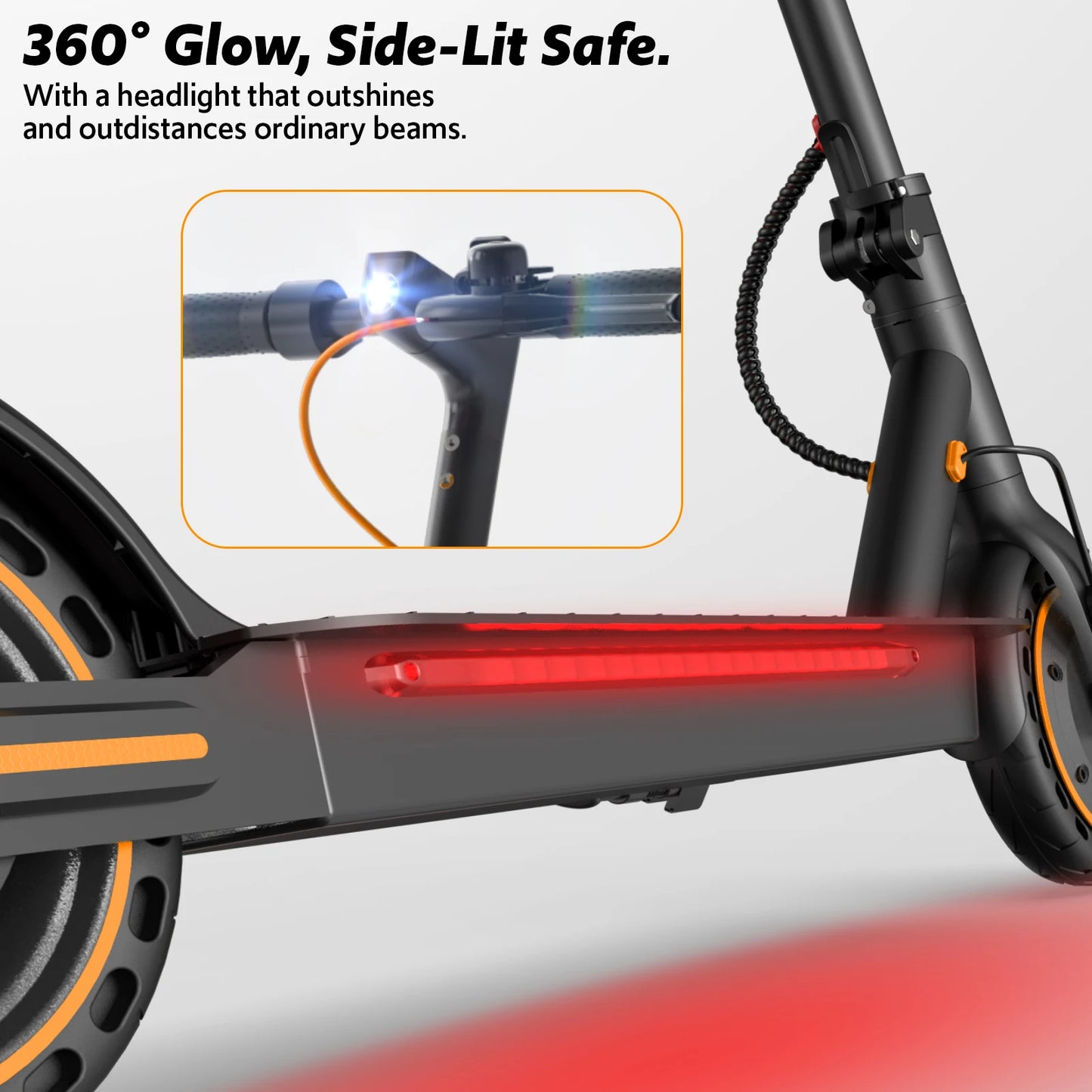 Osboo Electric Scooter 550W Peak Motor Foldable App Control