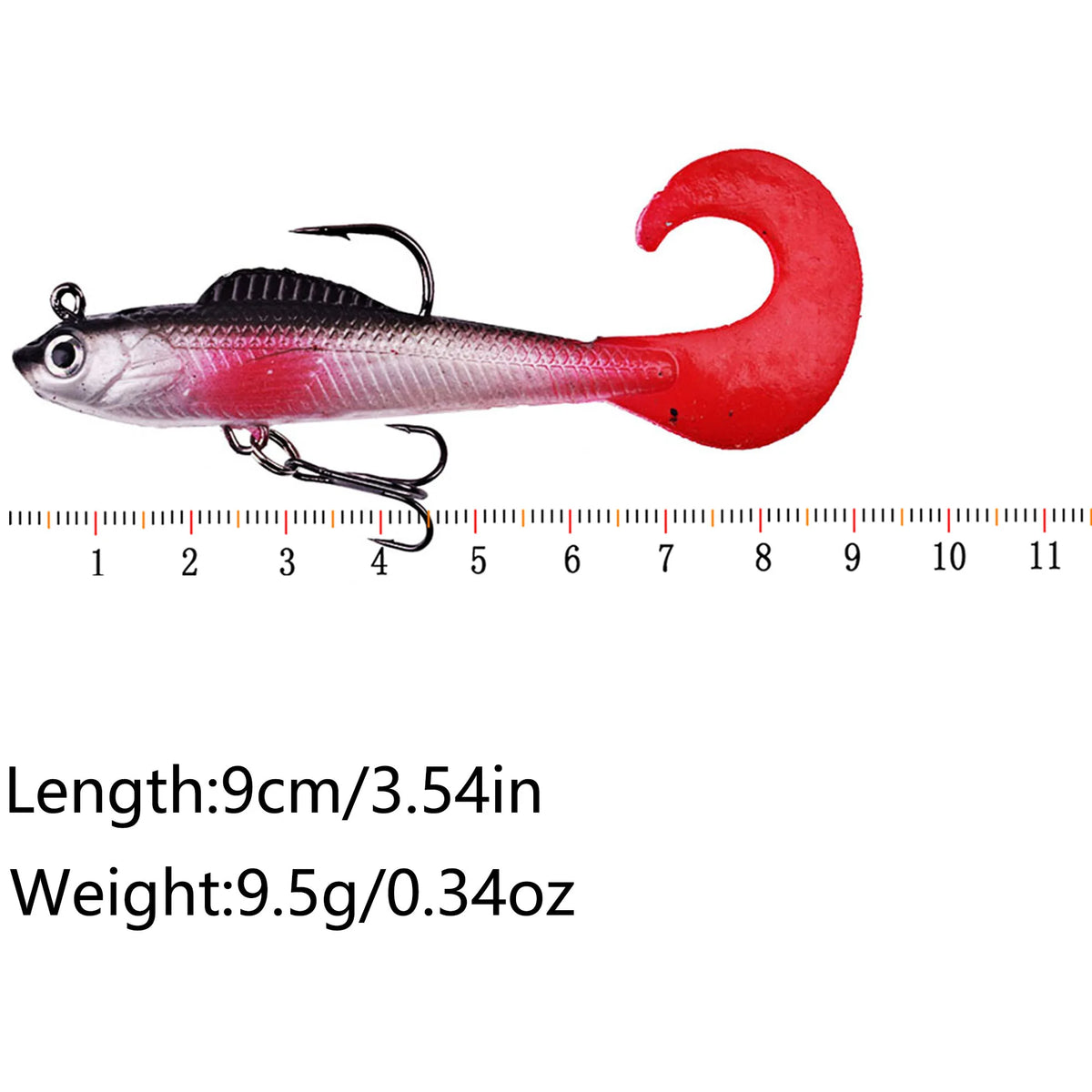 Soft Silicone Artificial Wobbler Fishing Lures For Bass and Pike