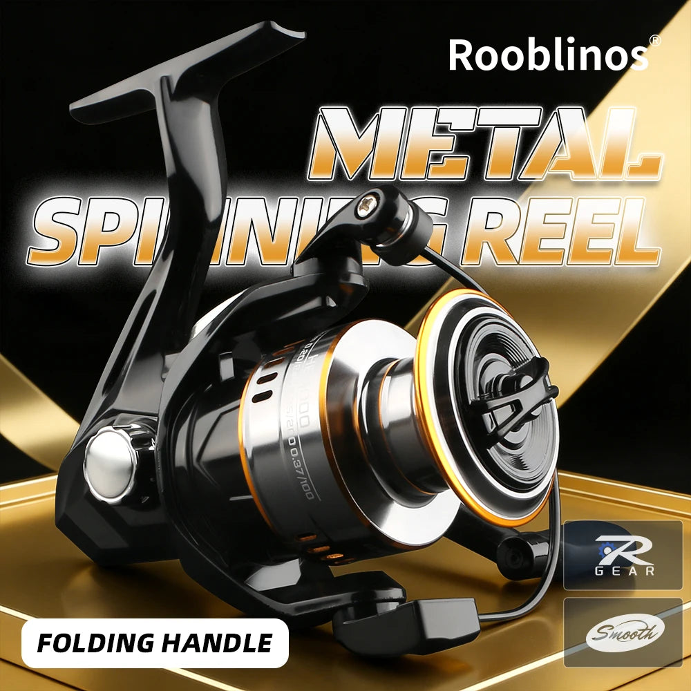 Rooblinos HE Ultra Light Spinning Fishing Reel With Sealed Bearings