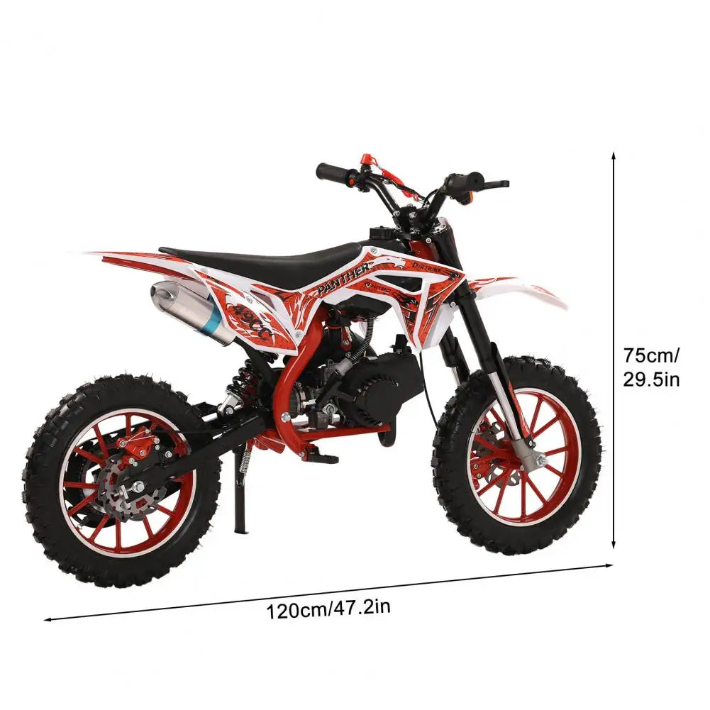 49cc Kids Gas Dirt Bike 2 Stroke Motocross Mini Motorcycle