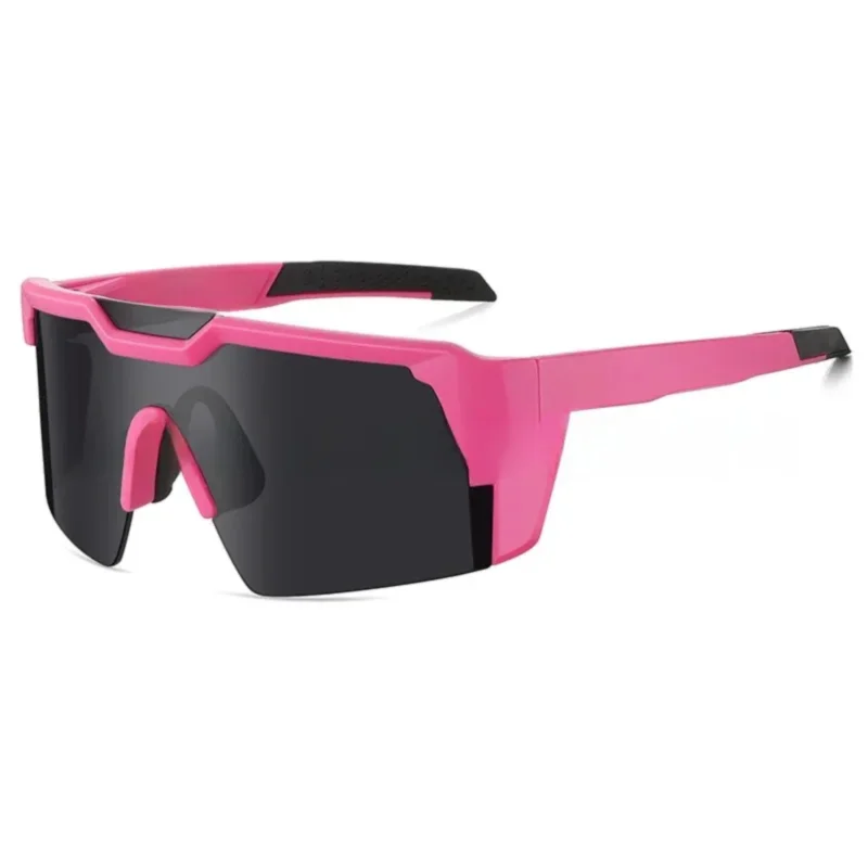 Unisex UV400 Cycling Sunglasses With Square Conjoined Lens