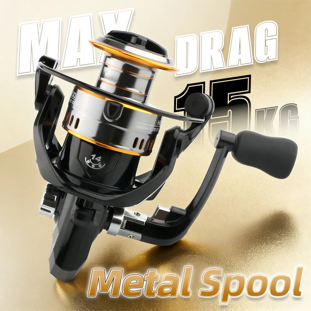 Rooblinos HE Ultra Light Spinning Fishing Reel With Sealed Bearings