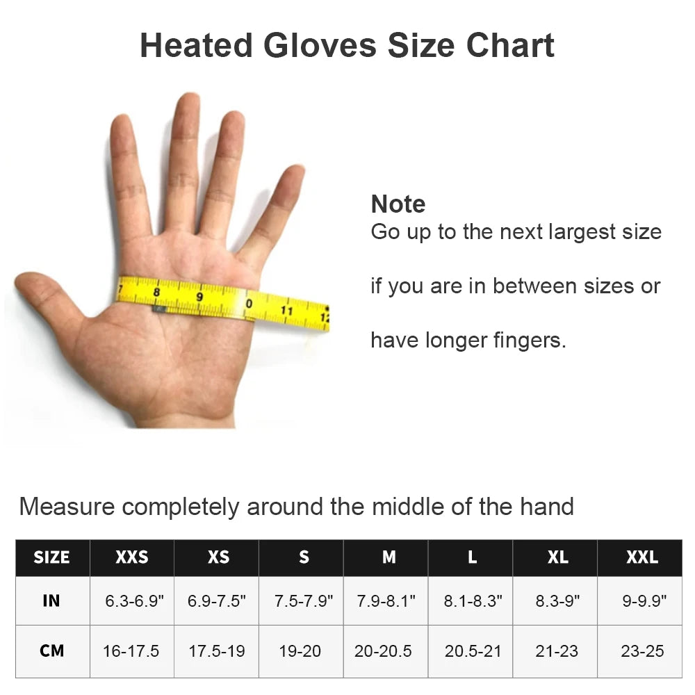 Snow Deer Heated Waterproof Winter Gloves For Cycling