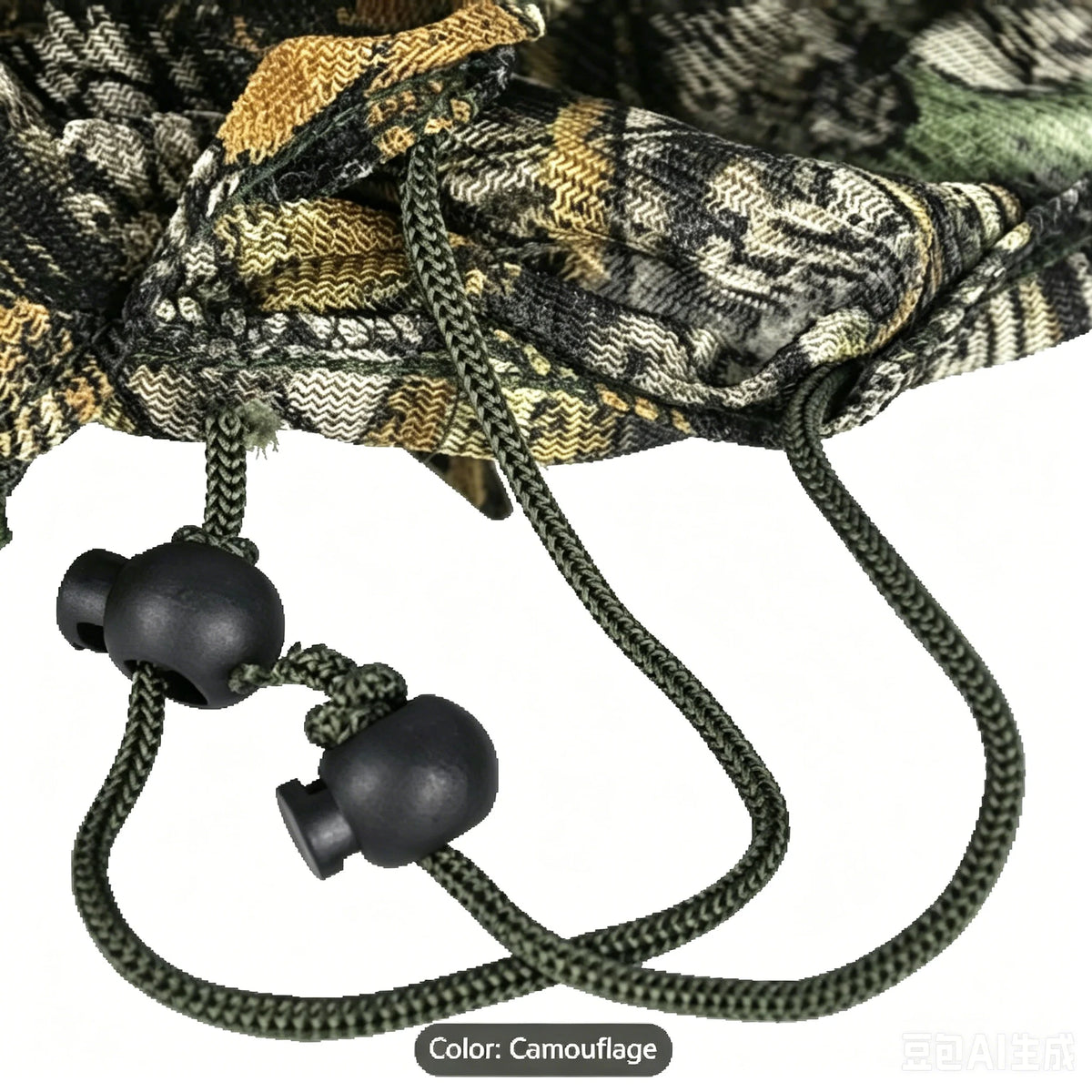 Lightweight 3D Ghillie Hunting Suit With Breathable Polyester Fabric