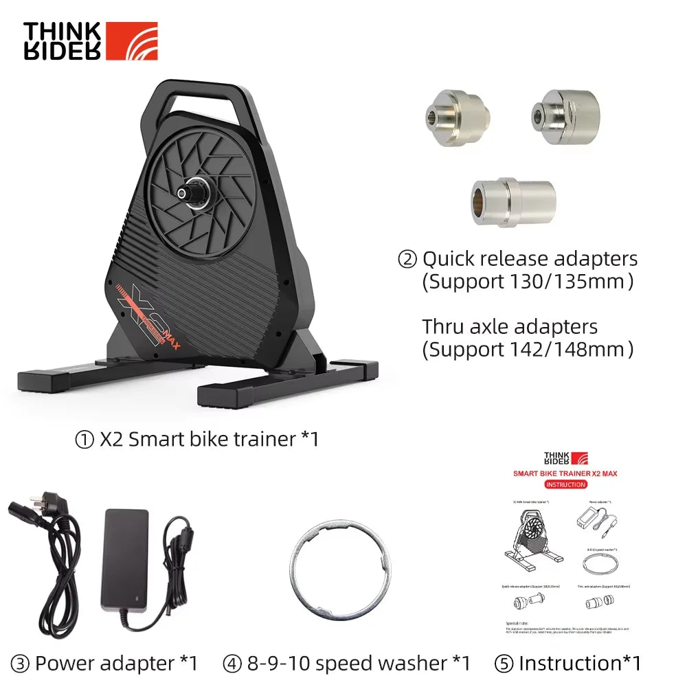 ThinkRider X2 Max Smart Bike Trainer With Built In Power Meter