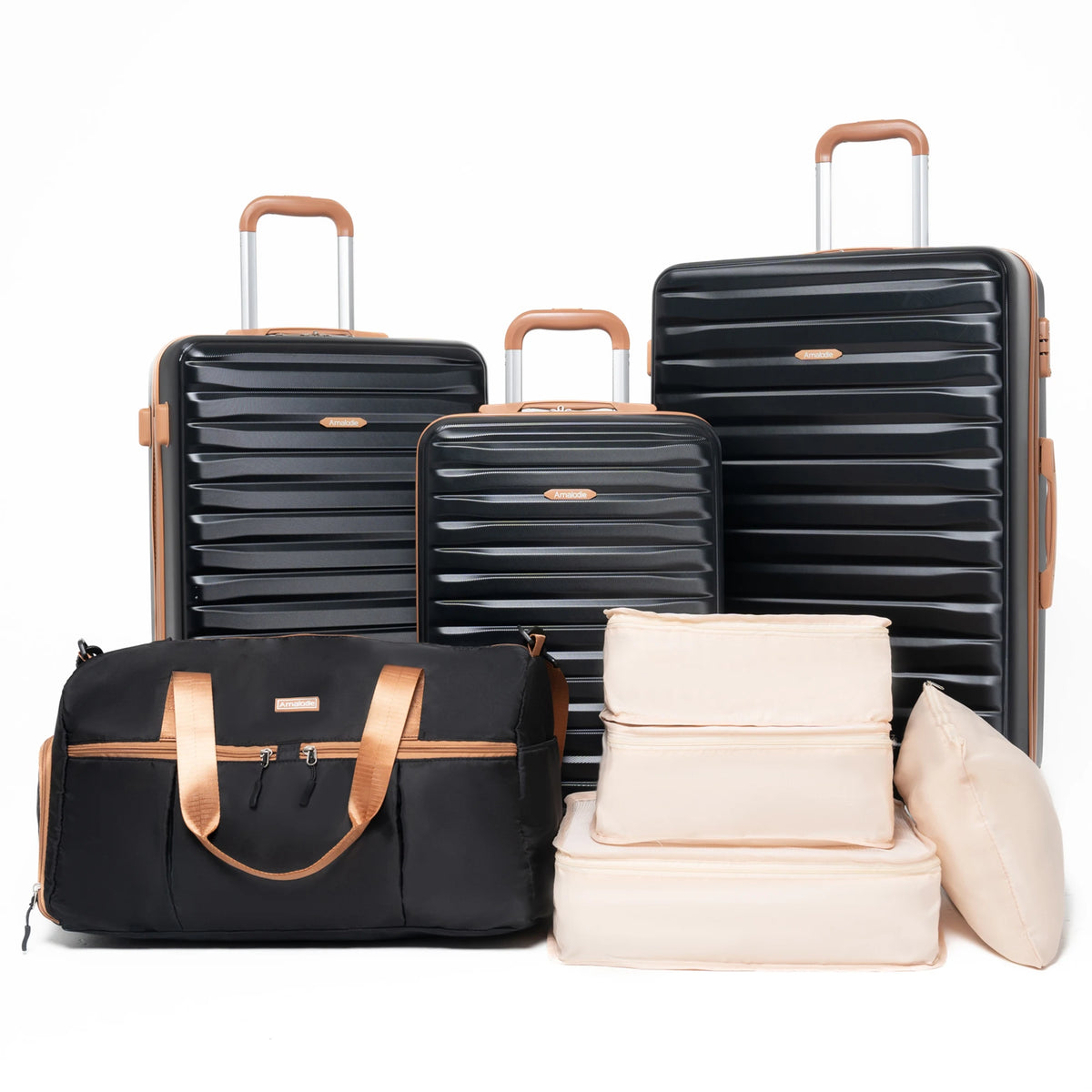 Travelhouse Spinner Luggage Set With TSA Lock And Duffle Bag