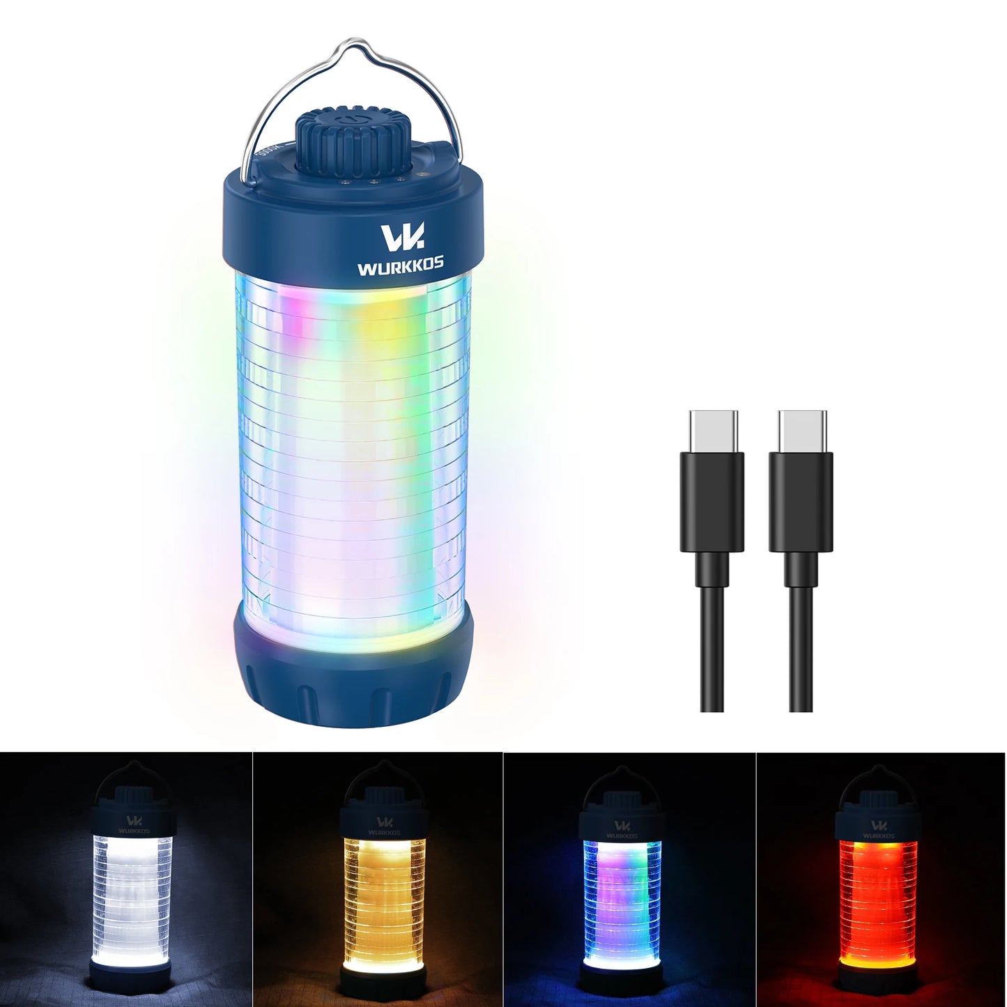Wurkkos CL01 Rechargeable LED Camping Lantern With Magnetic Base