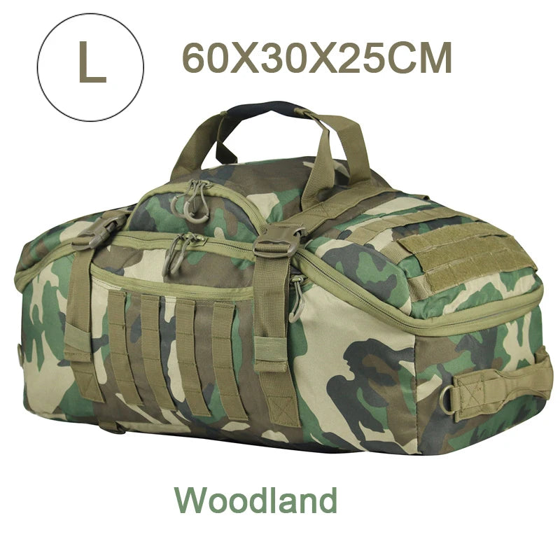 LQARMY Tactical Backpack With Molle Pockets For Travel Hiking