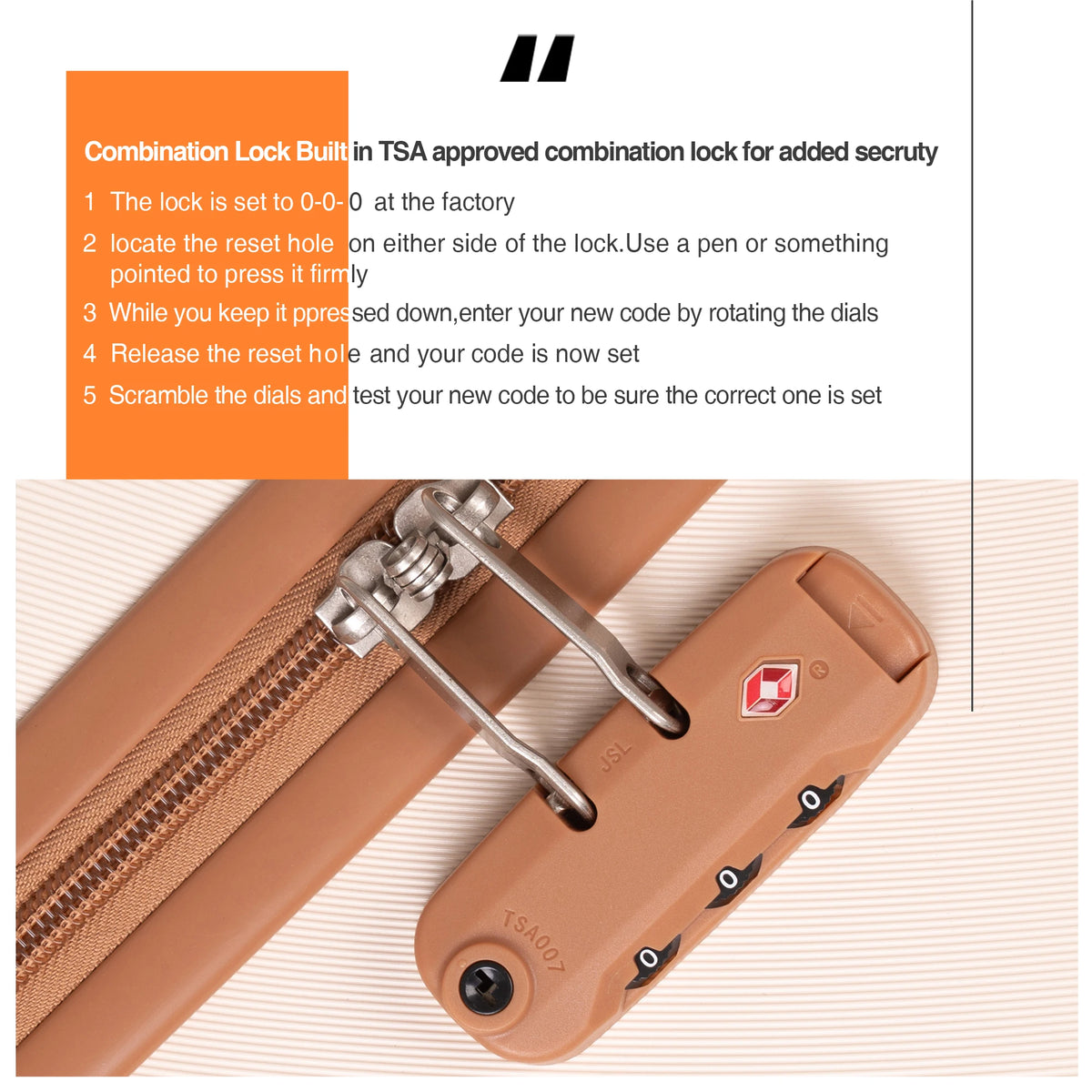 Travelhouse Spinner Luggage Set With TSA Lock And Duffle Bag