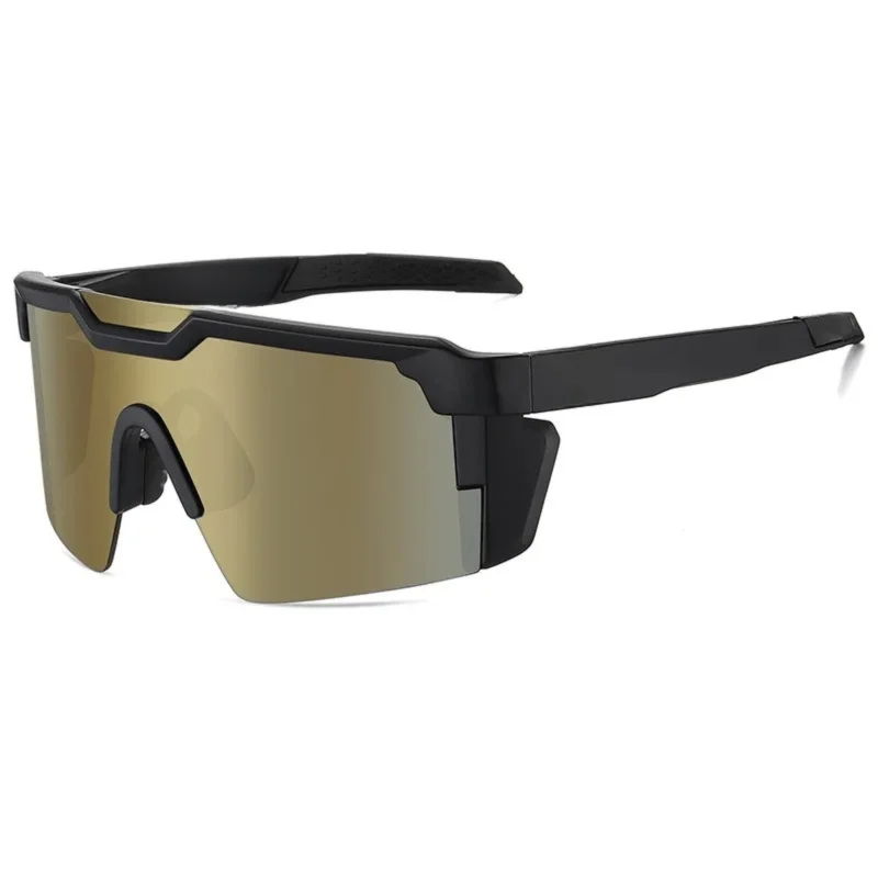 Unisex UV400 Cycling Sunglasses With Square Conjoined Lens