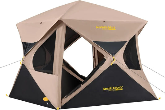 60 Second Instant Pop Up Camping Tent With Windproof Rainfly