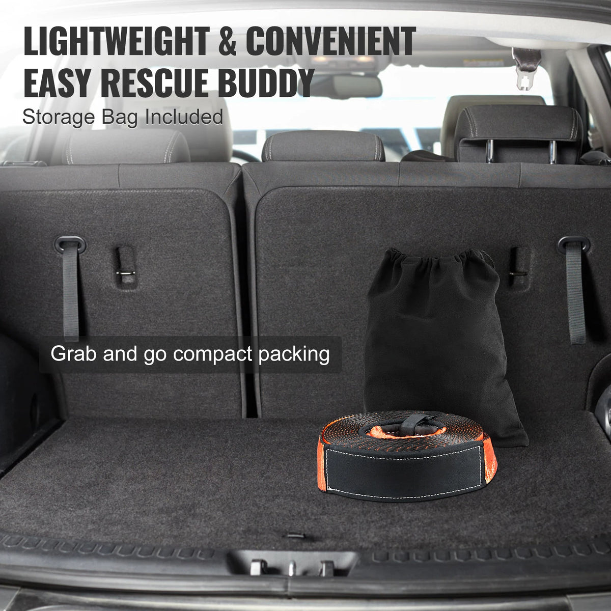 SucceBuy Off Road Winch Recovery Kit With Tow Strap