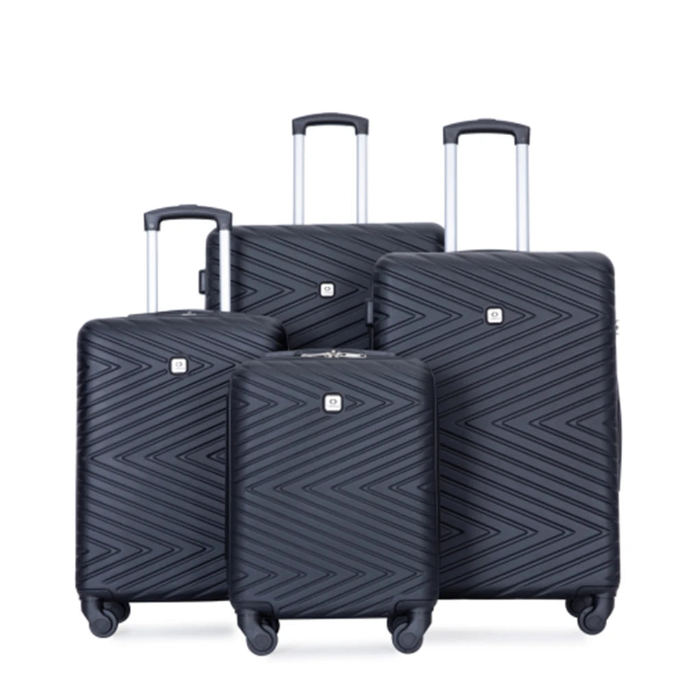 Travelhouse ABS Luggage Set With Spinner Wheels And TSA Lock