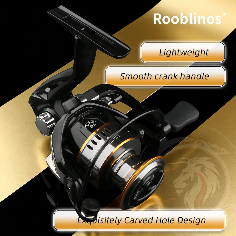 Rooblinos HE Ultra Light Spinning Fishing Reel With Sealed Bearings