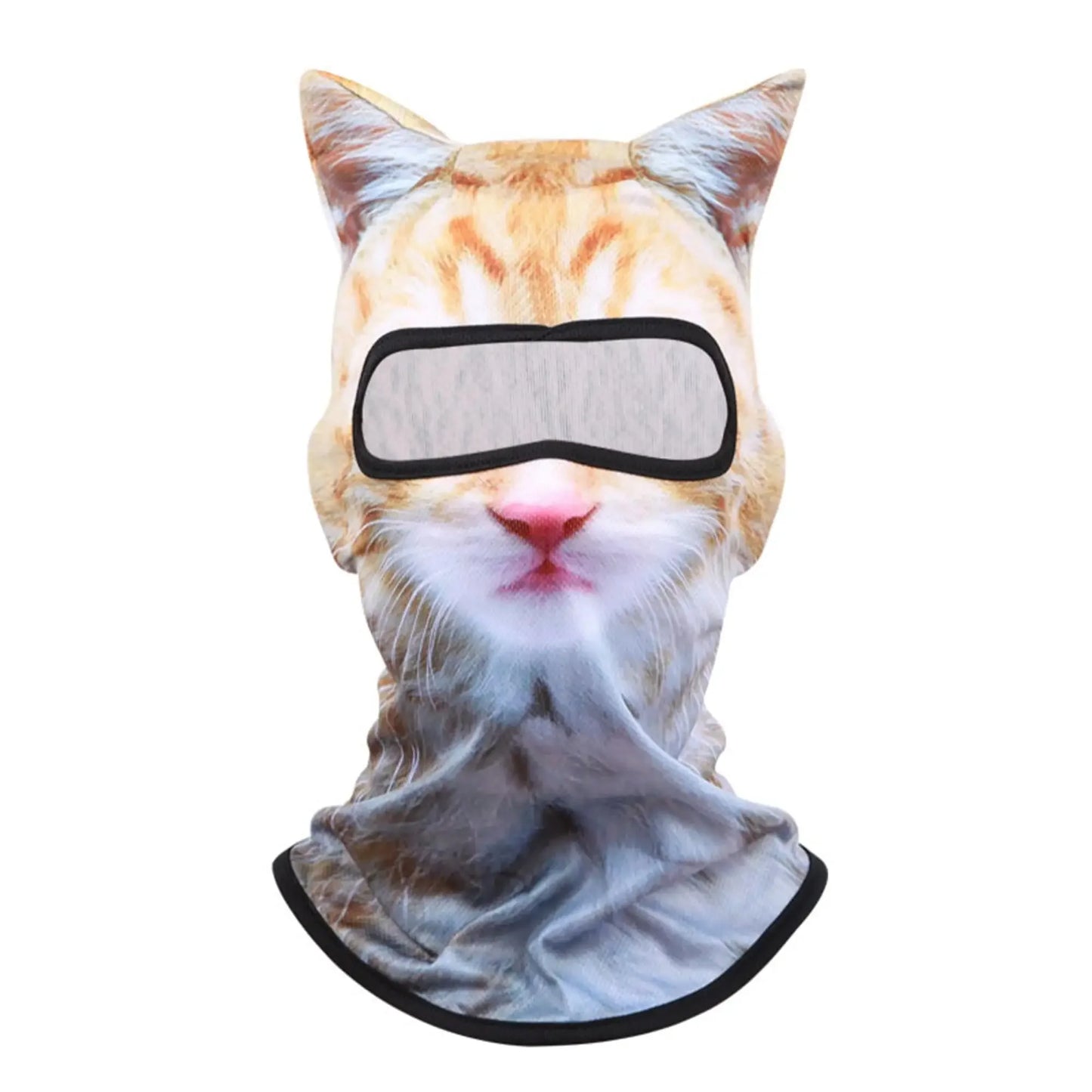 3D Cat Face Balaclava Full Coverage Motorcycling Ski Mask