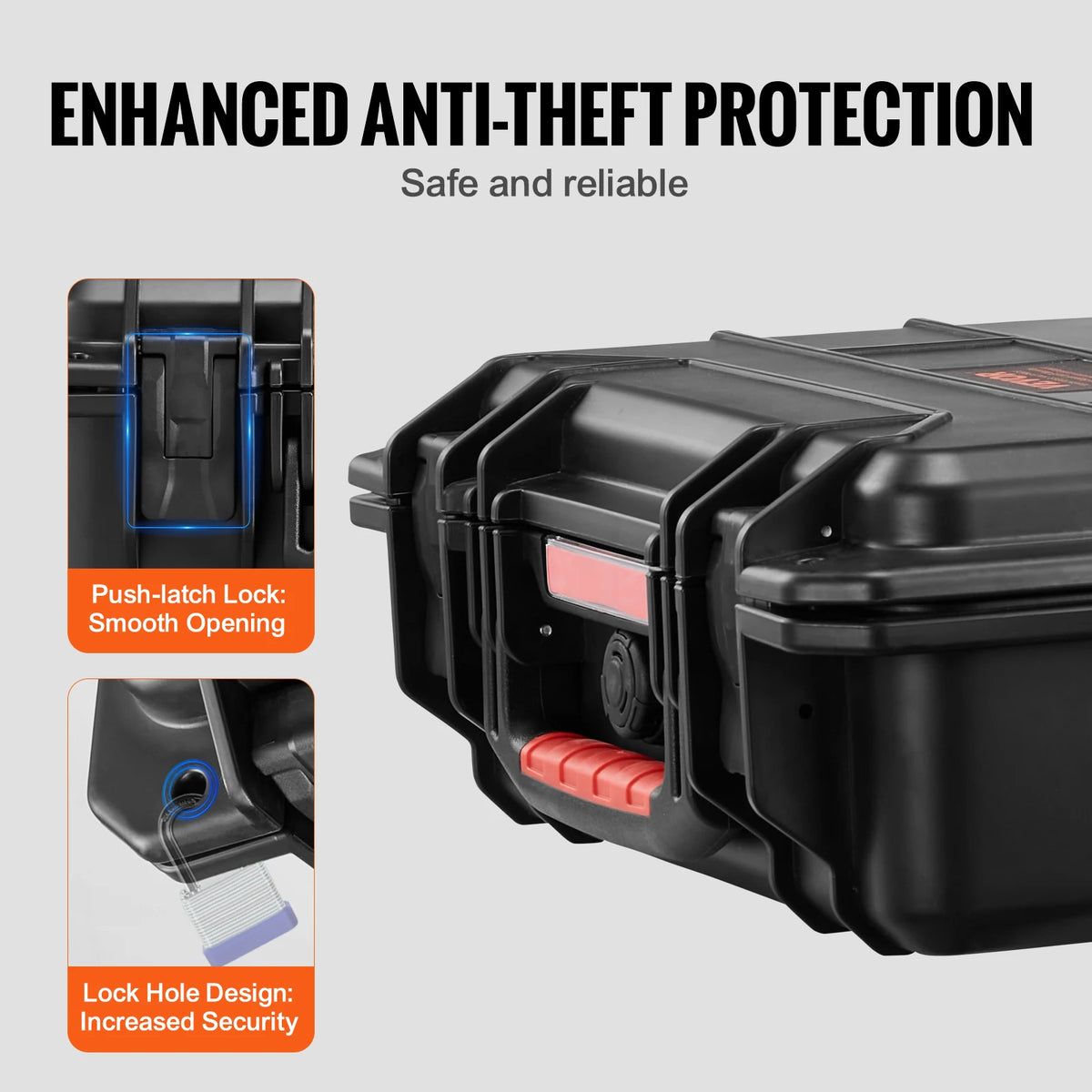 SucceBuy IP67 Waterproof Hard Case With Precut Foam And Handles