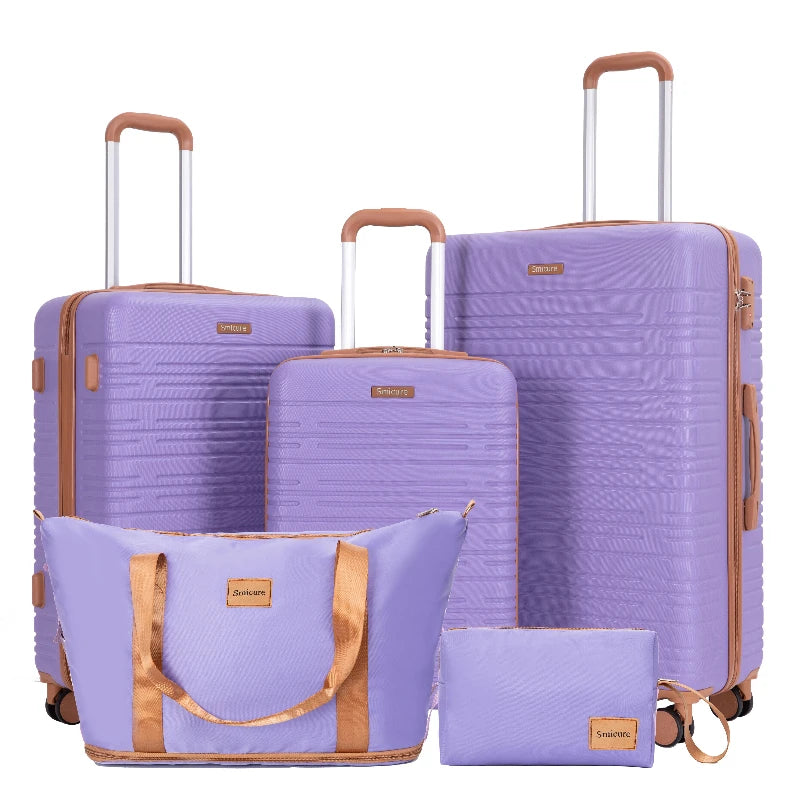Travelhouse ABS Luggage Set With Spinner Wheels And TSA Lock